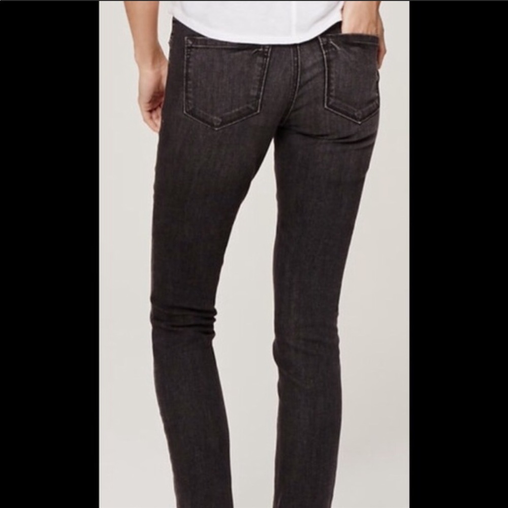 EUC Ann Taylor Dark Grey Modern Fit Skinny Jeans - Picture 2 of 7